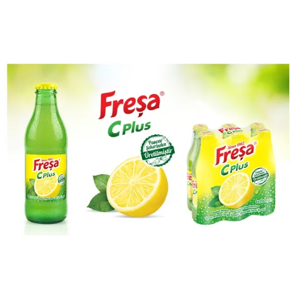 Freşa C Plus Limonlu Maden Suyu 24x200 ml - Görsel 4