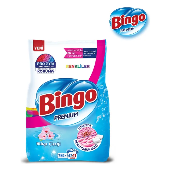 Bingo Matik Premium Renkliler için 7 kg Toz Deterjan - Görsel 2