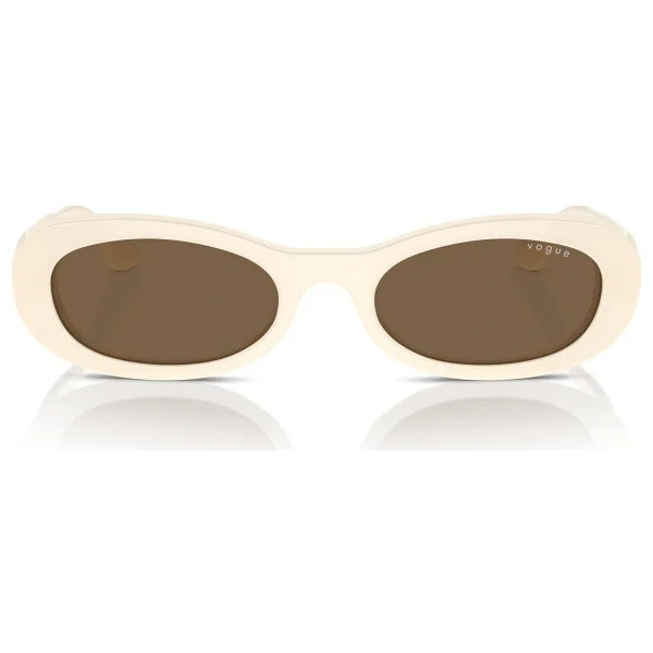 Vogue VO5582S 316773 Ivory-Dark Brown Kadın Güneş Gözlüğü - Görsel 4