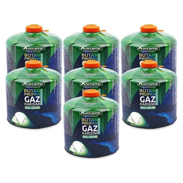 Orcamp KTS 450 gr 7 Adet Gaz Kartuşu - Görsel 2