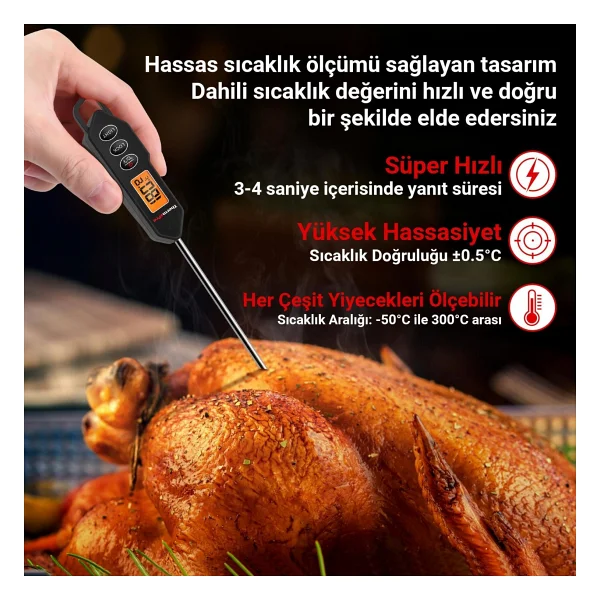 ThermoPro TP01HW Gıda Termometresi - Görsel 2