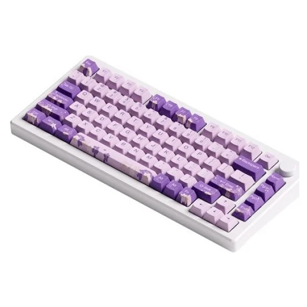 Akko MOD007-HE PC Purple Melody RGB TKL Cream Yellow Magnetic Kablolu Mekanik Oyuncu Klavyesi - Görsel 2