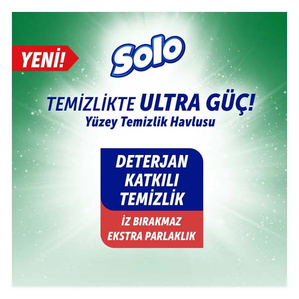 Solo Sedir Ağacı & Yasemin Esintisi Yüzey Temizlik Havlusu 100 Yaprak 12'li - Görsel 5