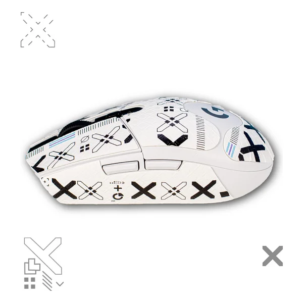 (Logi) G203- G305 - G304 - G102 Grip Tape - Kaymaz Bant - Beyaz - Görsel 4