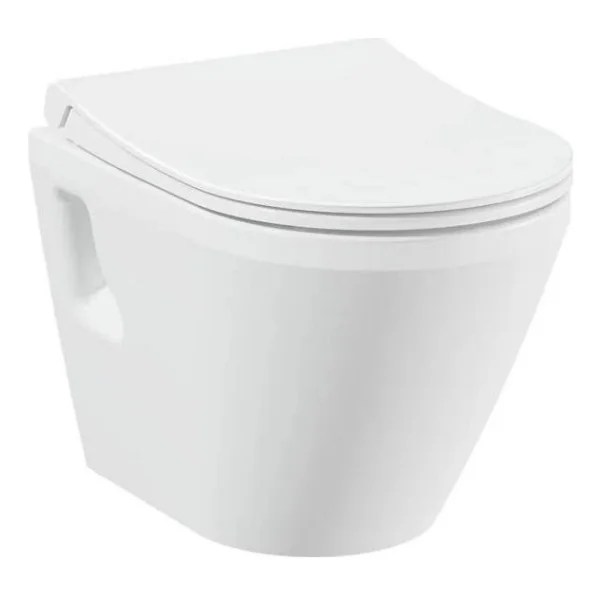 Vitra İntegra Rim-ex Kanalsız Asma Klozet + Vitra Slim Duroplast Klozet Kapağı + Gömme Rezervuar 7062l003-0850 Beyaz - Görsel 2