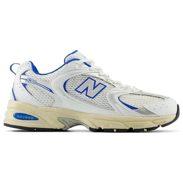 New Balance 530 MR530EA Beyaz-Saks Mavi Spor Ayakkabı - Görsel 5