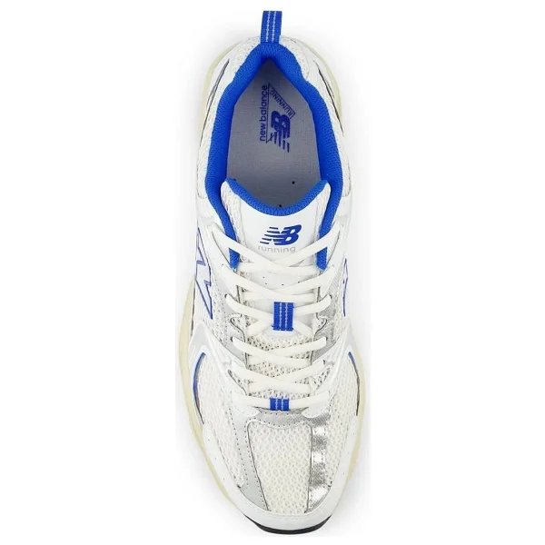 New Balance 530 MR530EA Beyaz-Saks Mavi Spor Ayakkabı - Görsel 3