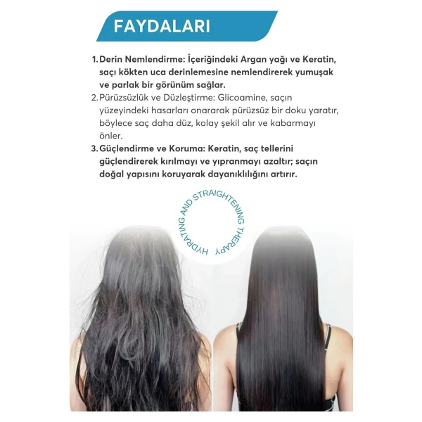 Embeauty 3'lü Saç Bakım Seti Aşırı Yıpranmış Saçlar İçin Dökülme Karşıtı Vitaminli Etki - Görsel 4