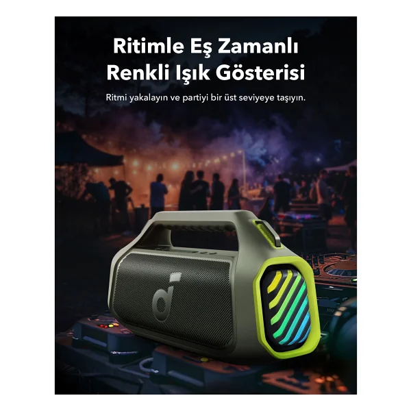 Anker SoundCore Boom 2 Plus Yeşil Bluetooth Hoparlör - Görsel 6