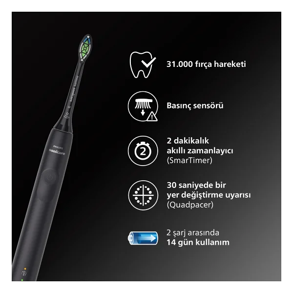 Philips Sonicare 4100 HX3681/54 Sonic Şarjlı Diş Fırçası - Görsel 3