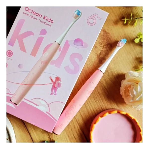 Oclean Kids Pembe Şarjlı Çocuk Diş Fırçası - Görsel 7