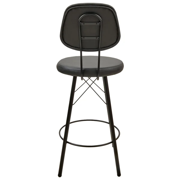 Just Home Soho Metal Bar Taburesi - Siyah - 102,5x38x38 cm - Görsel 4