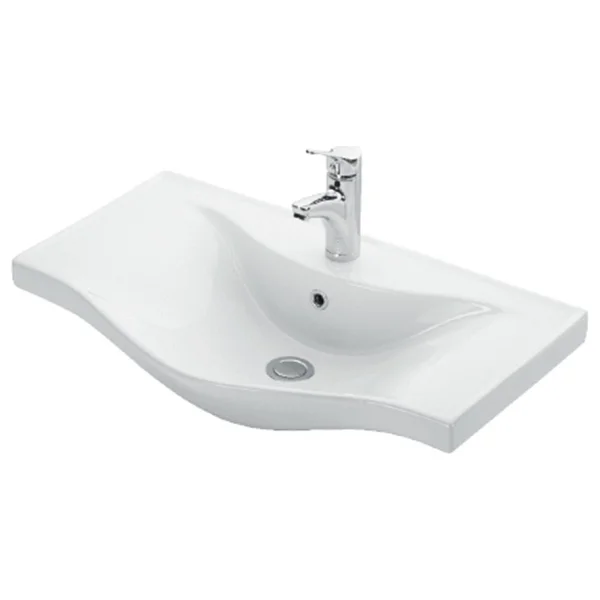 Özceden Çiğdem 65 cm Lavabolu Asma Banyo Alt Dolabı - Görsel 4