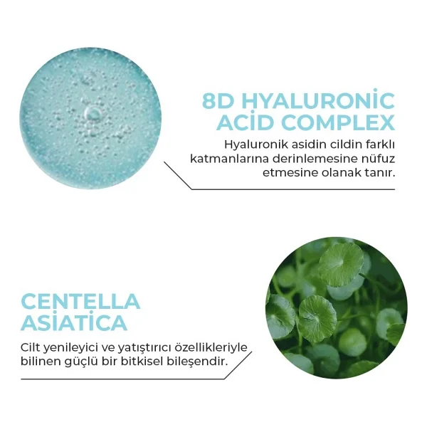 By Nini Bariyer Güçlendirici Ve Derinlemesine Nemlendirici Hyaluronik Asit Serum 30 ml - Görsel 4