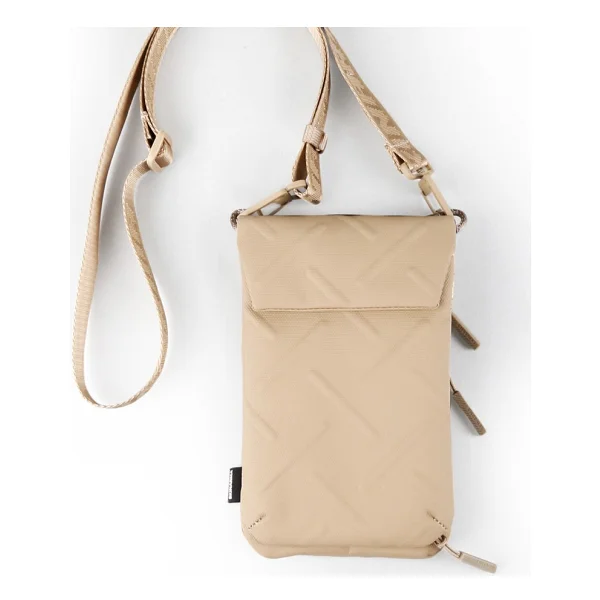 Skinarma Çapraz Vücut Çantası Sling Pouch Juno Cross-Hatch Naylon Scout Boyun Askı Kayışlı Haki - Görsel 2