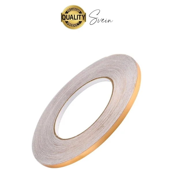 Svein Premium Kendinden Yapışkanlı Gold Sarı Renk Fayans Derz Arası Izolasyon Bandı Dekoratif Bant 0,5 cm - Görsel 4