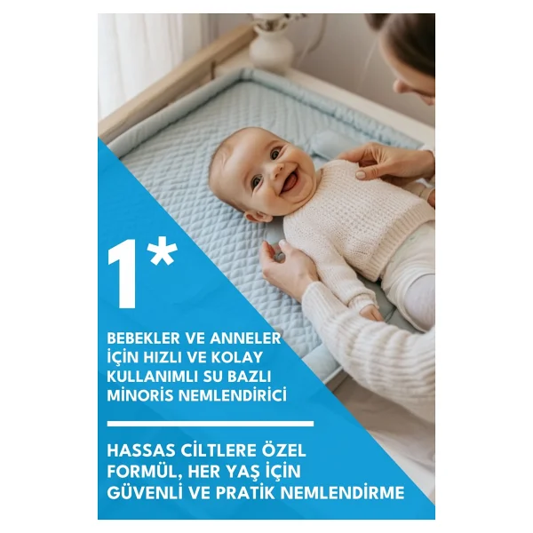 Minoris Baby Nemlendirici Sprey Losyon 100 ml Organik Shea Yağı Papatya Özlü Hassas Cilt Bakımı - Görsel 4