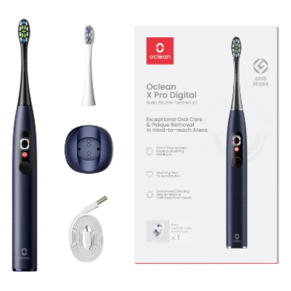 Oclean X Pro Digital Mavi Şarjlı Diş Fırçası - Görsel 2