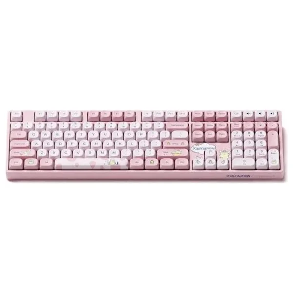 Akko 5108B Plus Pompompurin RGB Pembe V3 Piano Pro Switch Kablolu/Kablosuz Mekanik Oyuncu Klavyesi - Görsel 6