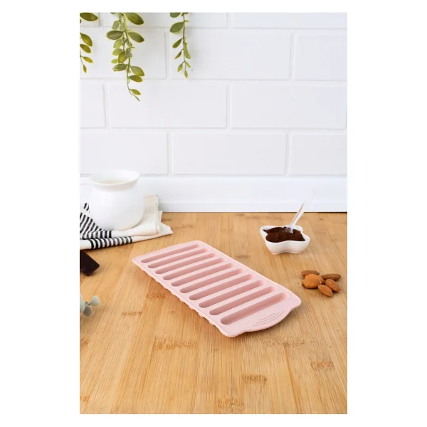 Silicolife SL10 Pembe Renk Parmak Buzluk ve Çikolata Kalıbı - Görsel 7