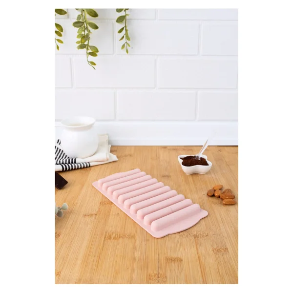 Silicolife SL10 Pembe Renk Parmak Buzluk ve Çikolata Kalıbı - Görsel 2