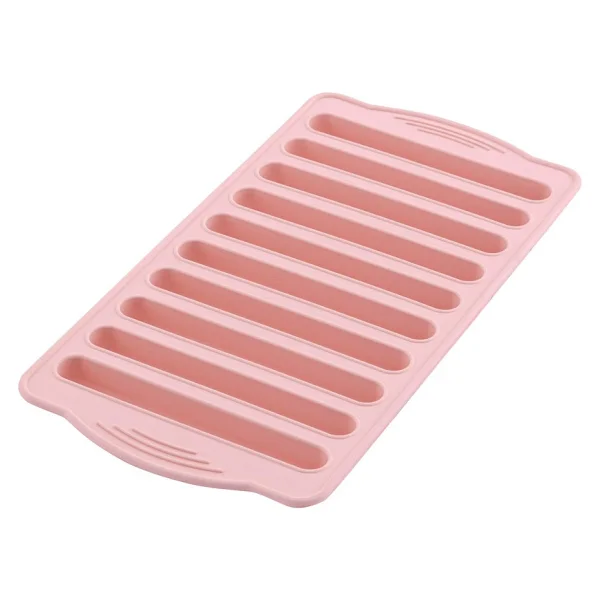 Silicolife SL10 Pembe Renk Parmak Buzluk ve Çikolata Kalıbı - Görsel 5