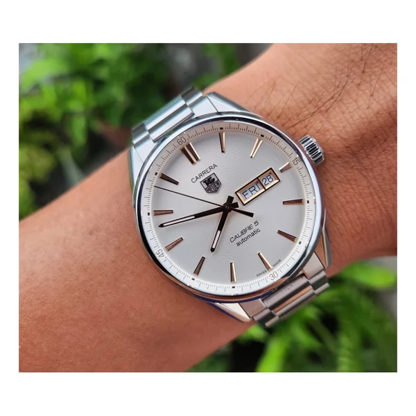 Tag Heuer Carrera WAR201 Çelik Kordon Erkek Kol Saati - Görsel 5