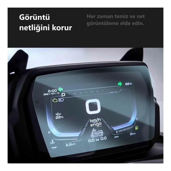 Engo Voge Sr4 Max 350 Ekran Koruyucu Nano 7 Inç Gösterge Paneli - Görsel 5