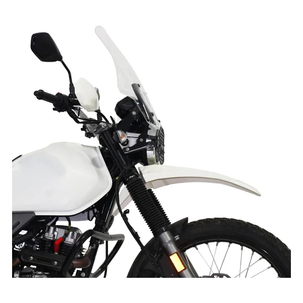 GP KOMPOZİT Gp Kompozit Hero X-pulse 200 2020-2024 Uyumlu Tur Camı Füme 49 Cm - Görsel 4