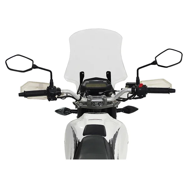 GP KOMPOZİT Gp Kompozit Hero X-pulse 200 2020-2024 Uyumlu Tur Camı Füme 49 Cm - Görsel 5