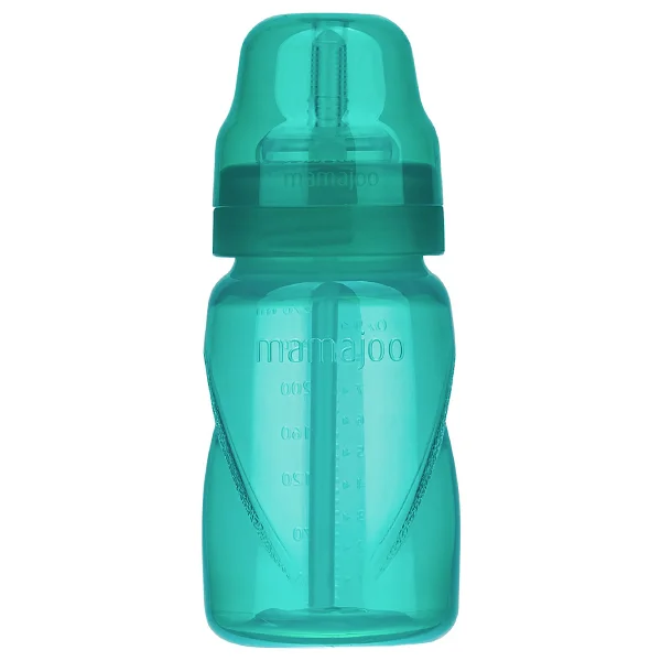 Mamajoo Akıtmaz Antikolik Yeşil Pipetli Bardak 270 ml - Görsel 7
