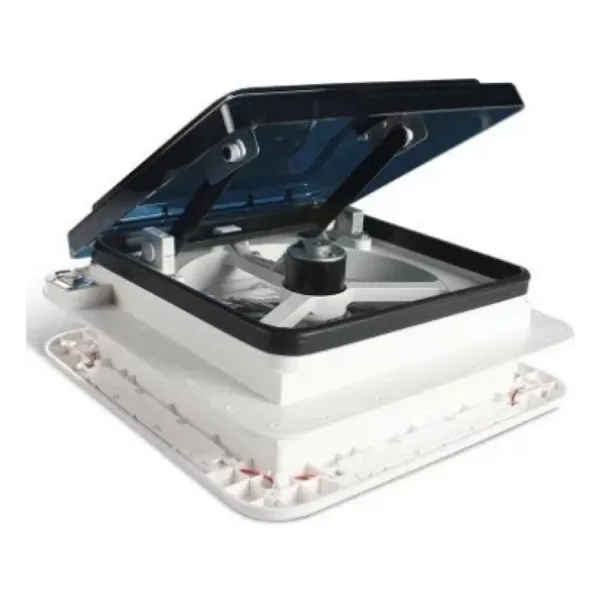 28 x 28 cm Fanlı Tavan Havalandırması Heki - LED Aydınlatmalı Yatek Karavan Tekne - Görsel 2