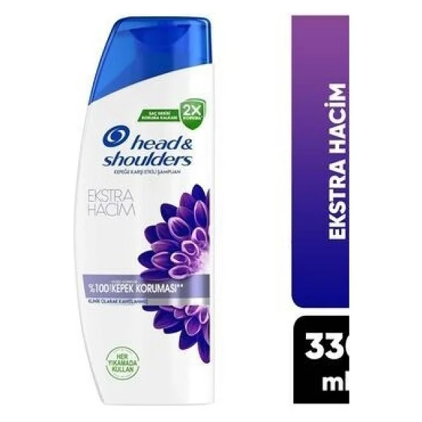 Head & Shoulders Ekstra Hacim 330 ml Kepek Şampuanı - Görsel 2