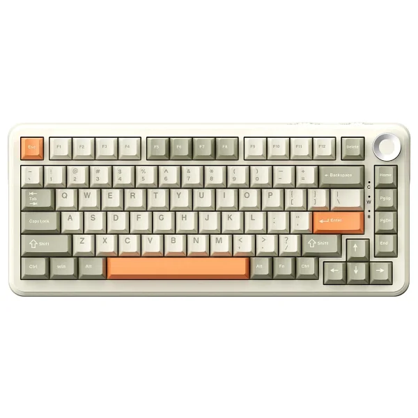 Ajazz AK820 Max RGB TKL Sea Salt Switch Kablolu/Kablosuz Mekanik Oyuncu Klavyesi - Görsel 5