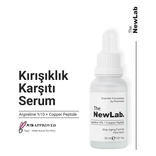 The NewLab Kırışıklık Karşıtı 10% Argireline + Copper Peptide 30 ml Peptit Serum - Görsel 2