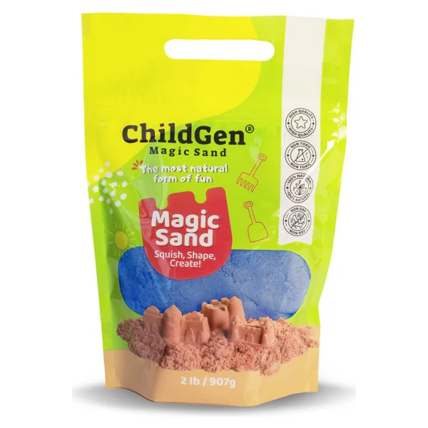 ChildGen Mavi Doğal Kinetik Kum Refill Paket 907 gr - Görsel 4