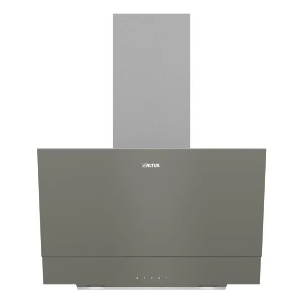 Altus 2'li Gri Cam Ankastre Set 510 G Davlumbaz - 189 Dg Woklu Cam Ocak - Görsel 2