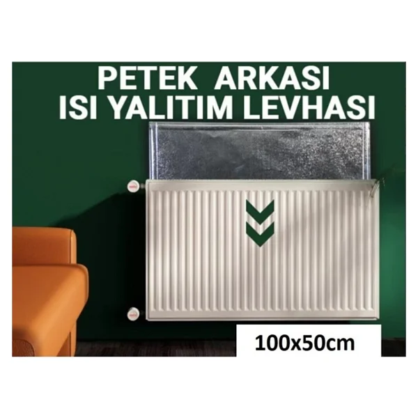 Petek Kalorifer Arkası Isı Yalıtım Izolasyon Levhası Radyatör Arkalığı Plaka - Görsel 3