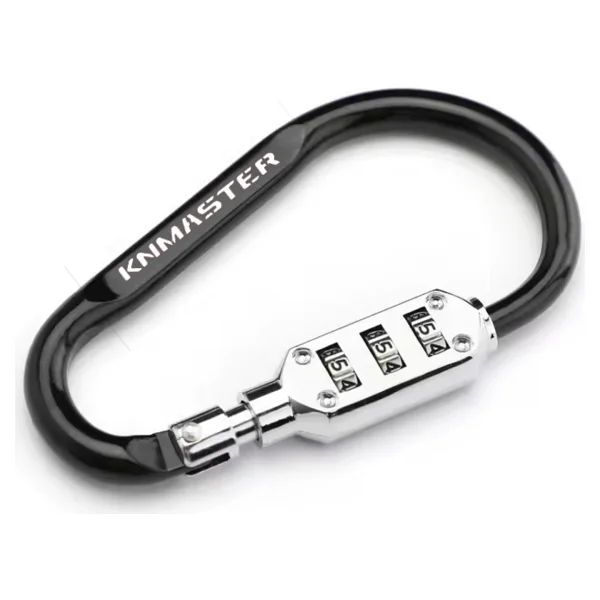 KNMASTER Lock 100 Şifreli Karabina Çok Amaçlı Motosiklet Kask Kilidi - Görsel 4