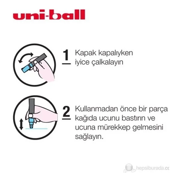 Uni-Ball Posca PC-1M 0.7 mm Kırmızı Marker Kalem - Görsel 5