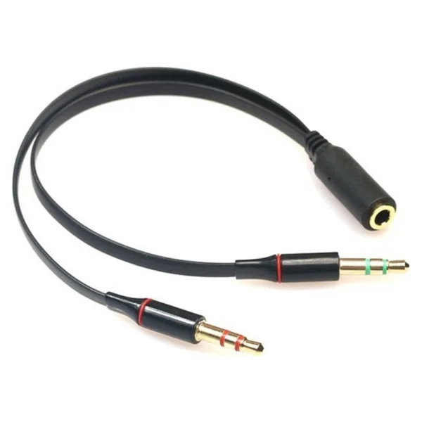 Kulaklık Mikrofon Ayırıcı 3.5mm Çevirici Switch Splitter - Görsel 4