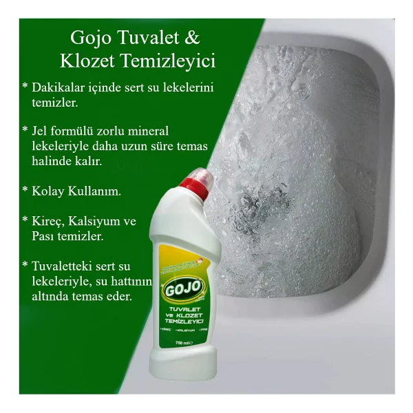 Gojo Tuvalet ve Klozet Temizleyici 750 ml - Görsel 4