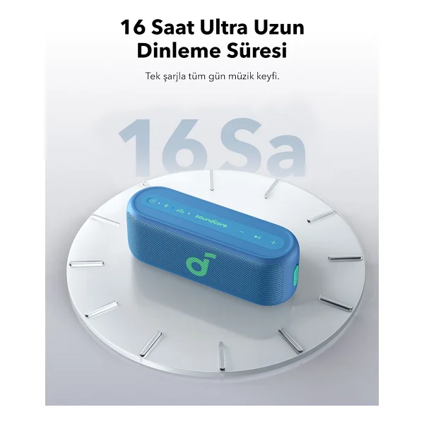 Anker SoundCore Select 2S Mavi Bluetooth Hoparlör - Görsel 3