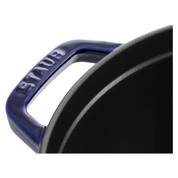 Staub La Cocotte Yuvarlak Koyu Mavi 28 cm Döküm Tencere - Görsel 4