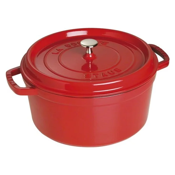 Staub La Cocotte Yuvarlak Kiraz 28 cm Döküm Tencere - Görsel 8