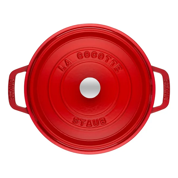 Staub La Cocotte Yuvarlak Kiraz 28 cm Döküm Tencere - Görsel 3