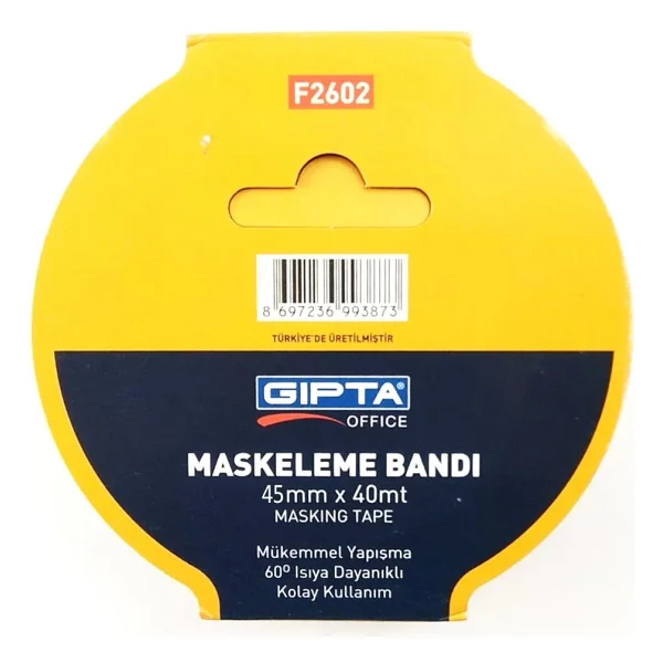 Gıpta Maskeleme Bandı 45Mmx40m - Görsel 3