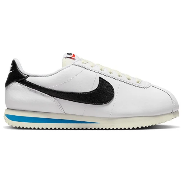 Nike Cortez DM1791-100 Beyaz-Siyah Kadın Spor Ayakkabı - Görsel 6