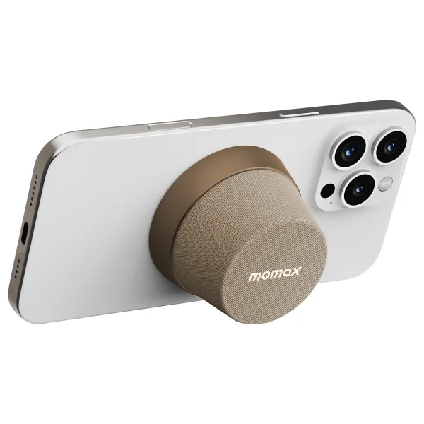 Momax Vibe Go Bej Bluetooth Hoparlör - Görsel 3