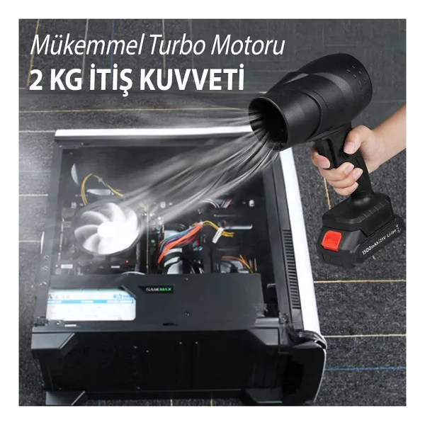 Powermaster PM-26235 48 V Mini Jet Üfleme Makinesi - Görsel 3